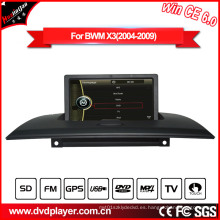 GPS de navegación de coches reproductor de DVD para BMW X3 E83 con USB Video Bluetooth Hualingan